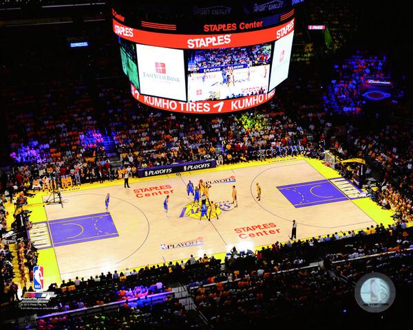Los Angeles Lakers Staples Center 8 x 10 Basketball Stadium Photo