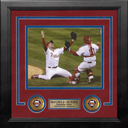 Brad Lidge & Carlos Ruiz Philadelphia Phillies 2008 World Series Champions Baseball Photo Picture Frame - Dynasty Sports & Framing