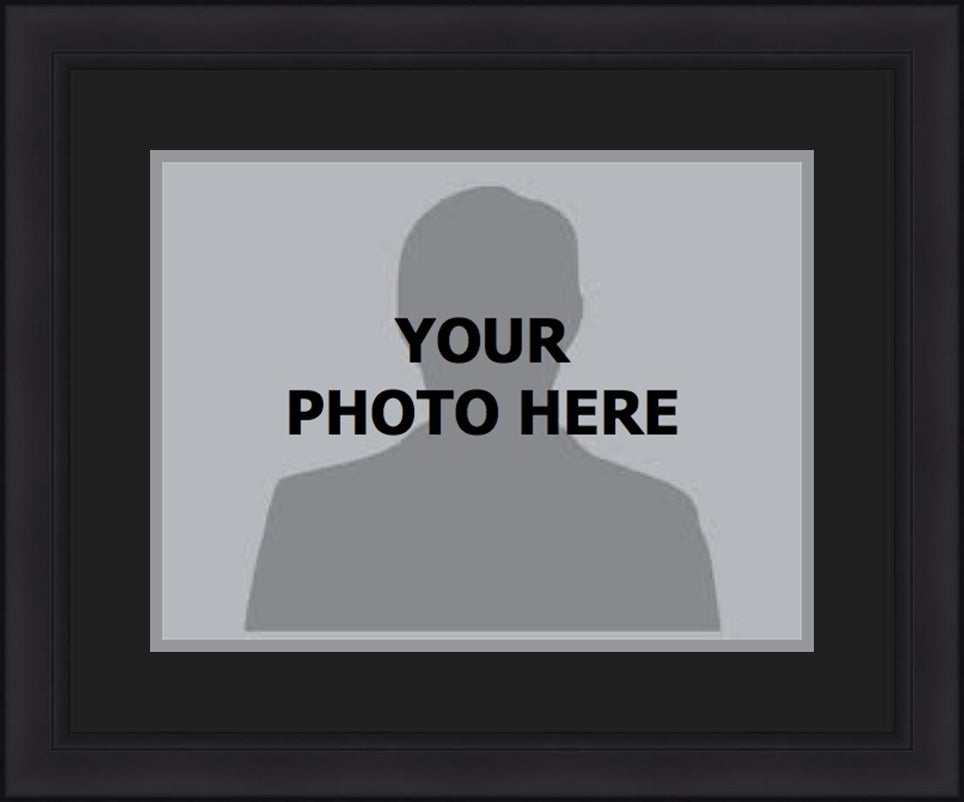 NHL Hockey Photo Picture Frame Kit - Los Angeles Kings (Black Matting, Silver Trim) - Dynasty Sports & Framing