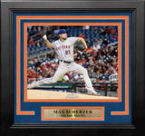 Max Scherzer in Action New York Mets 8" x 10" Framed Baseball Photo - Dynasty Sports & Framing