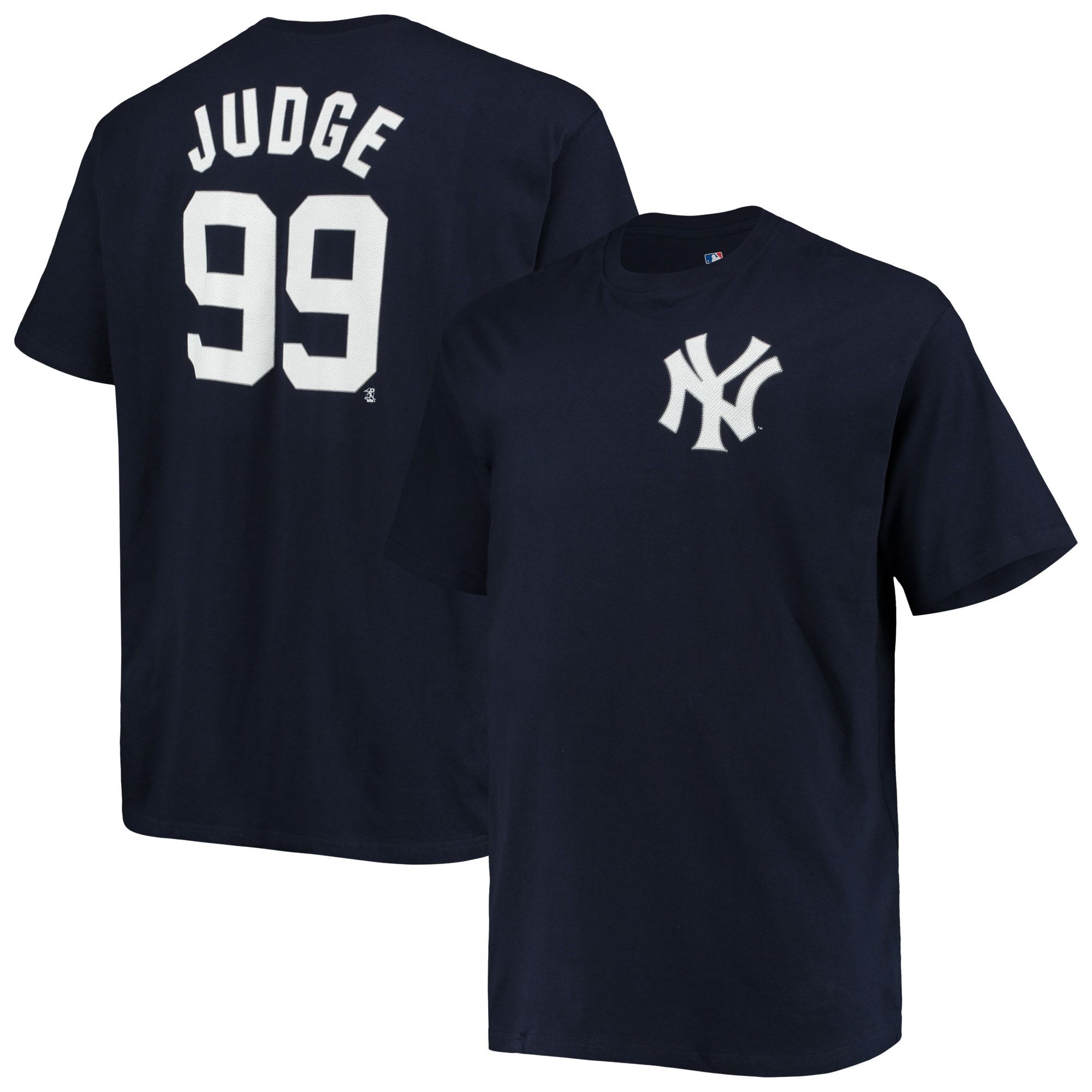  Aaron Judge Number Portrait Baj New York MLBPA T-Shirt