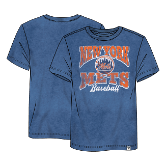 New York Mets Snow-Washed Heritage Cooperstown Collection T