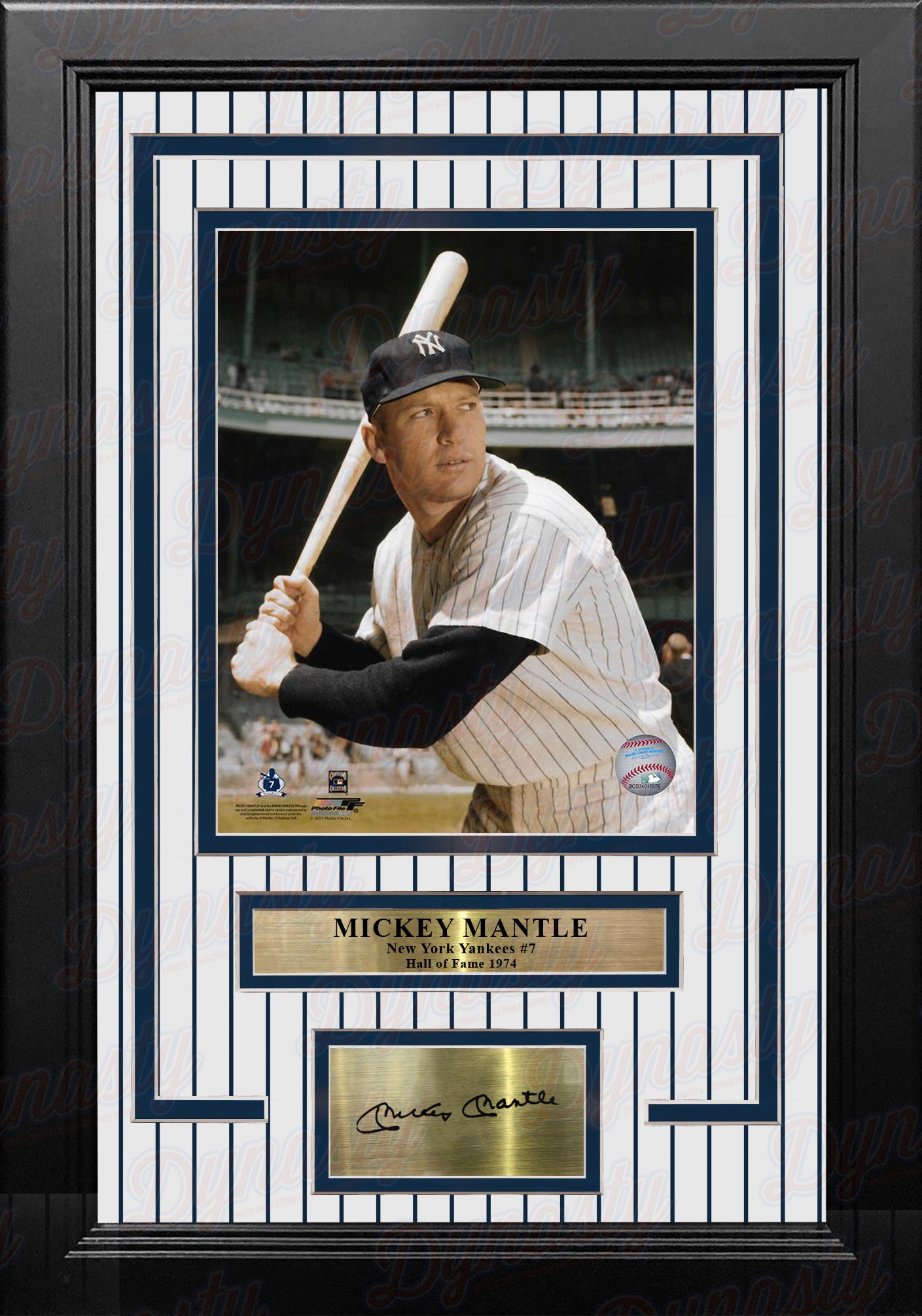 mantle signed jersey