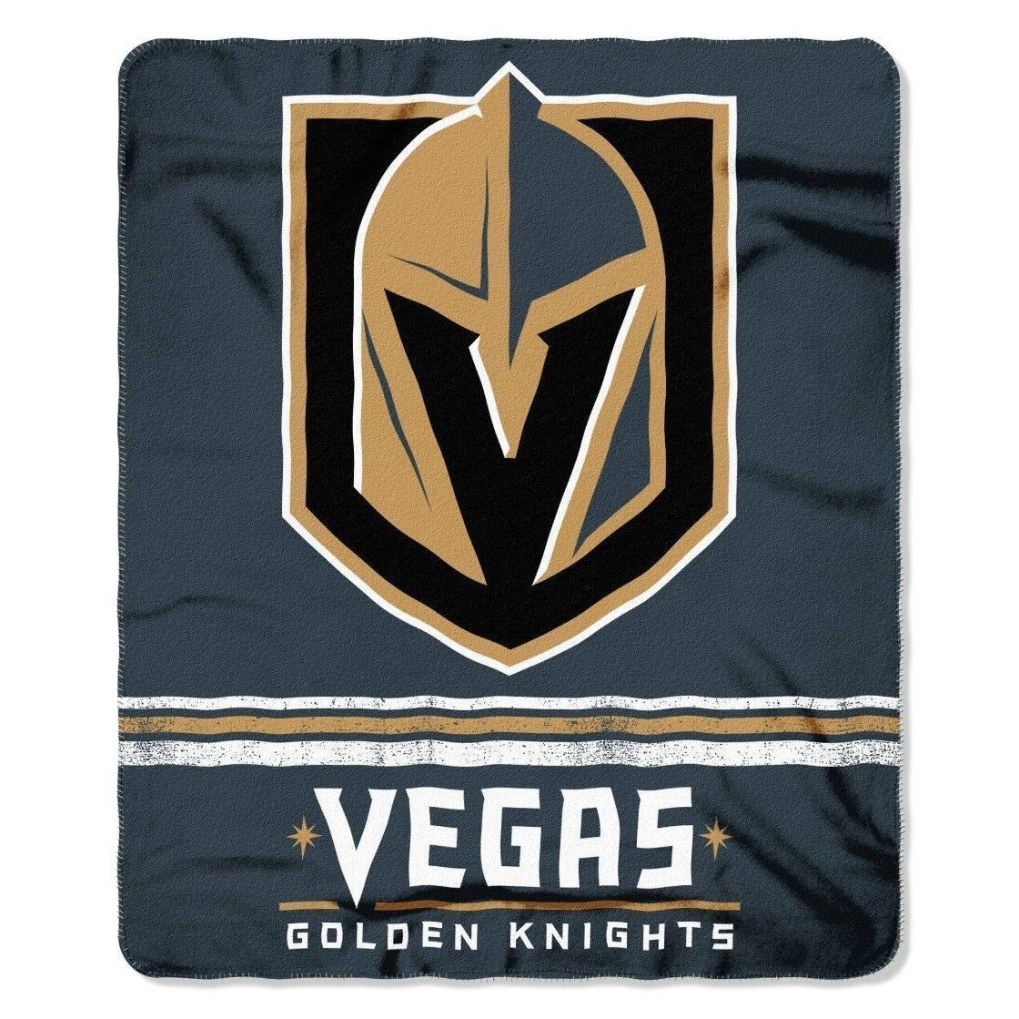 Vegas Golden Knights 50 x 60 Fade Away Fleece Throw Blanket