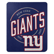 New York Giants 50" x 60" Campaign Fleece Blanket - Dynasty Sports & Framing