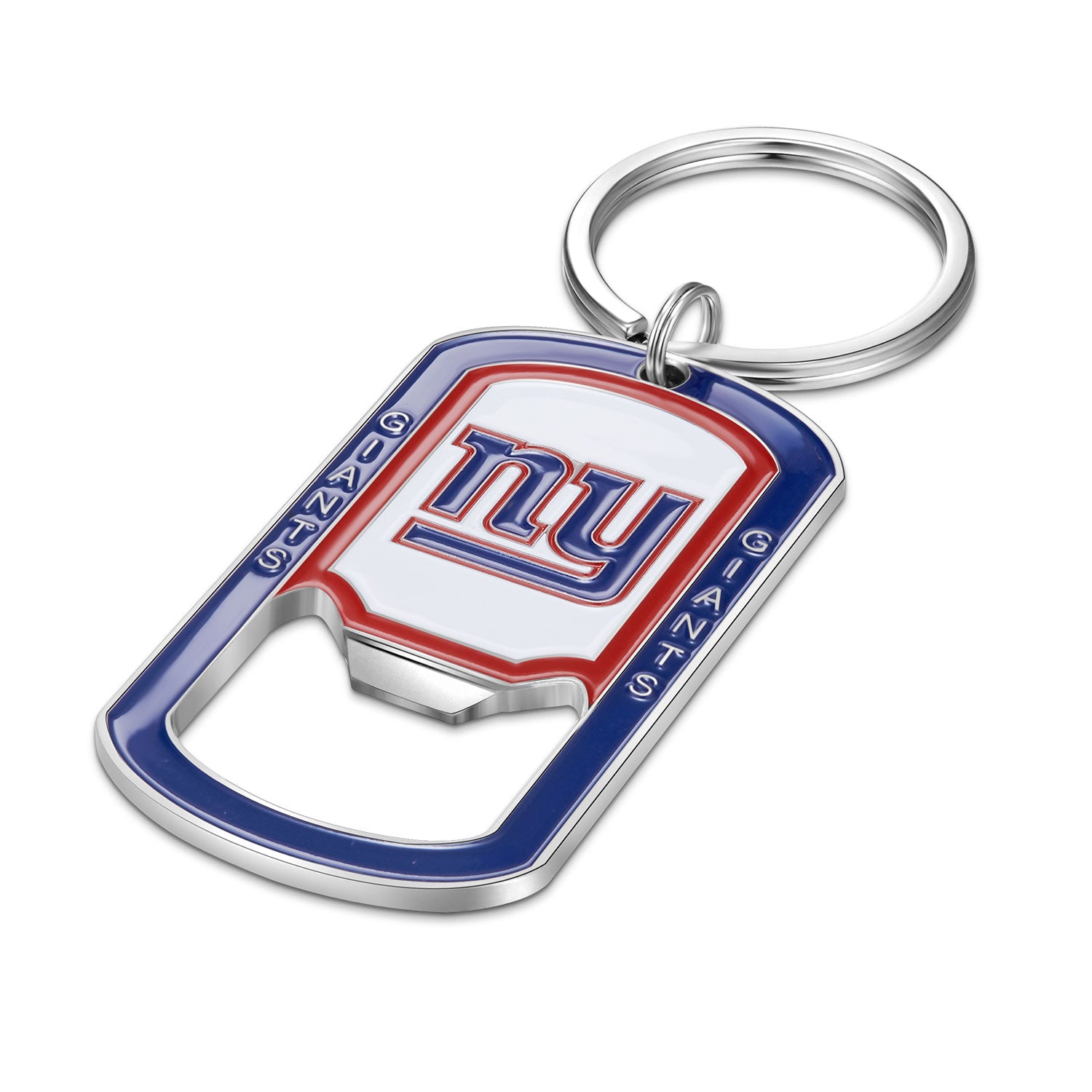 New York Giants Full Color Bottle Opener Key Chain Football