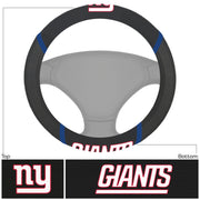 New York Giants NFL Football Deluxe Steering Wheel Cover - Dynasty Sports & Framing