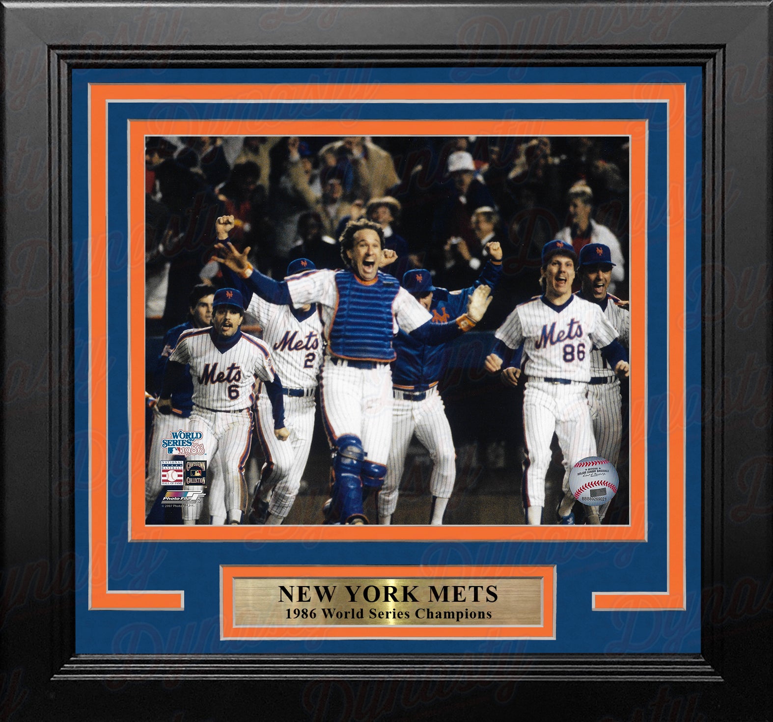 New York Mets 1986 World Series Champions 8 x 10 Framed Baseball Photo