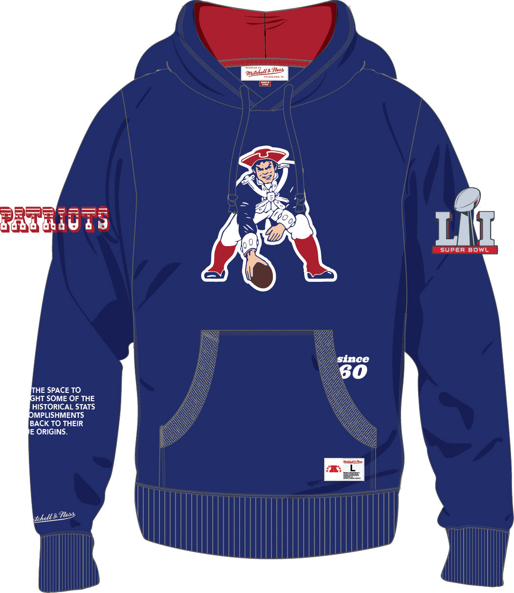 New England Patriots Mitchell & Ness Team Origins Fleece Hoodie - Dynasty  Sports & Framing