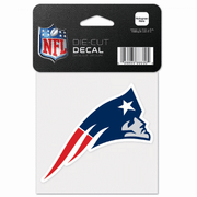 New England Patriots NFL Football 4" x 4" Decal - Dynasty Sports & Framing