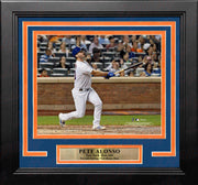 Pete Alonso Record-Breaking Home Run New York Mets 8" x 10" Framed Baseball Photo - Dynasty Sports & Framing