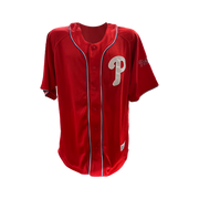 Philadelphia Phillies Red Logo Baseball Jersey - Dynasty Sports & Framing