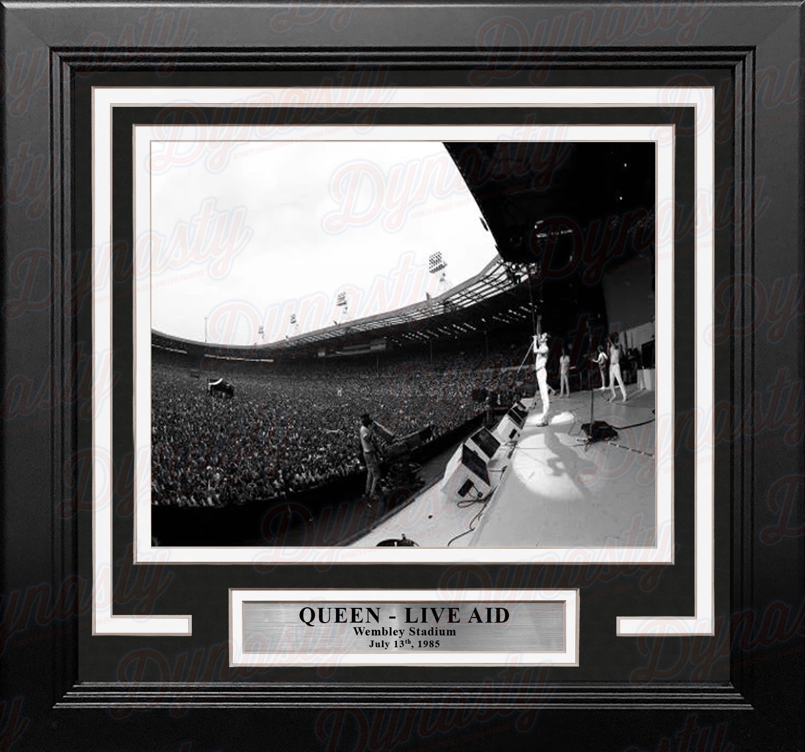 Queen Live Aid 1985 8" x 10" Framed Concert Photo - Dynasty Sports & Framing