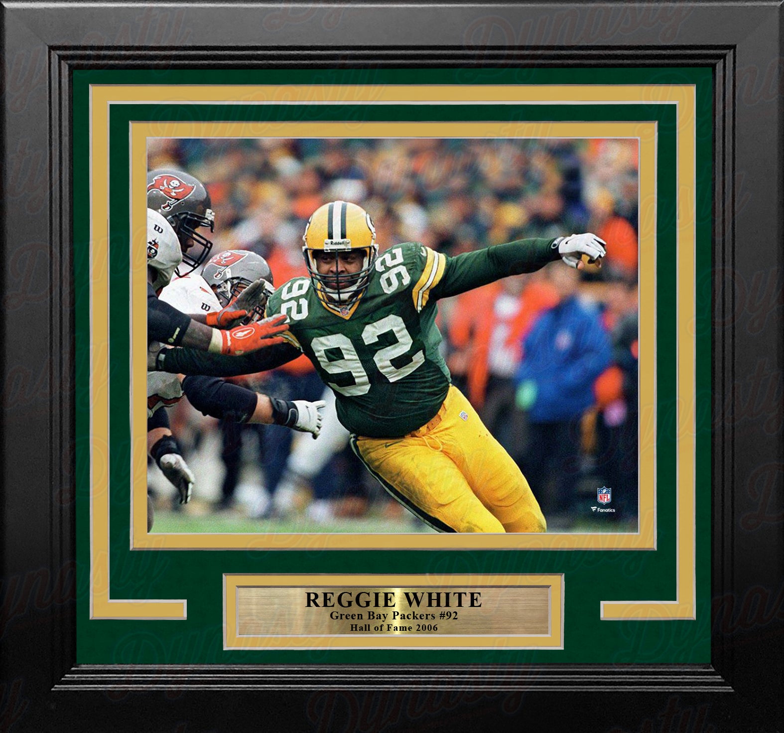 Reggie White in Action Green Bay Packers 8' x 10' Framed Football Photo -  Dynasty Sports & Framing
