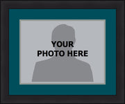 MLB Baseball Photo Picture Frame Kit - Seattle Mariners (Northwest Green Matting, Gray Trim) - Dynasty Sports & Framing
