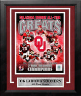 Oklahoma Sooners All-Time Greats NCAA College Football 8" x 10" Framed and Matted Photo - Dynasty Sports & Framing