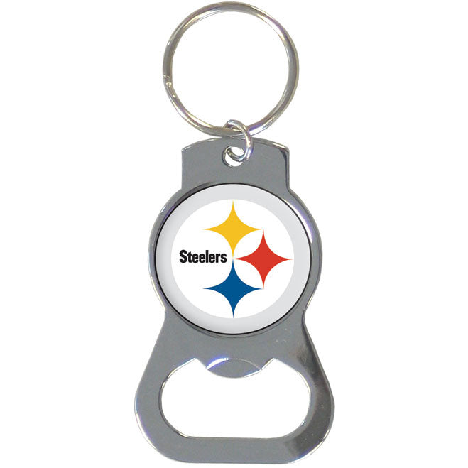Pittsburgh Steelers Logo Bottle Opener Keychain Dynasty Sports Framing