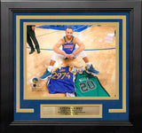 Steph Curry with 3-Point Record Jerseys Golden State Warriors 8" x 10" Framed Basketball Photo - Dynasty Sports & Framing