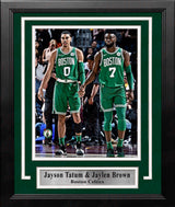 Jayson Tatum and Jaylen Brown Boston Celtics 8" x 10" Framed Basketball Photo - Dynasty Sports & Framing