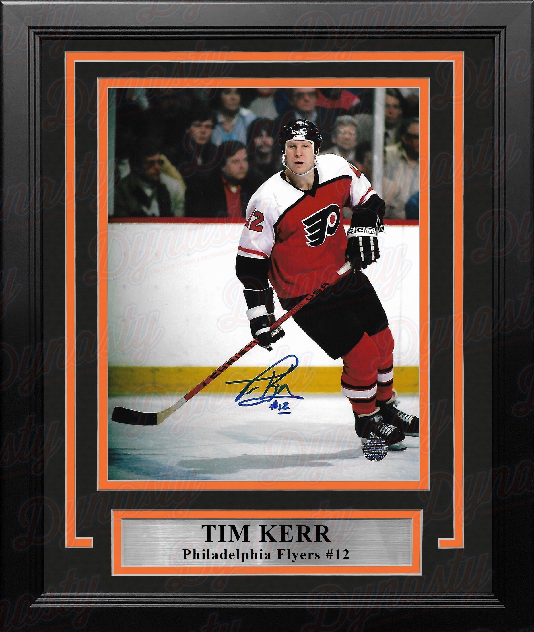 Tim Kerr Signed 8x10 Philadelphia Flyers Photo JSA AL44221