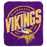 Minnesota Vikings 50" x 60" Campaign Fleece Blanket - Dynasty Sports & Framing