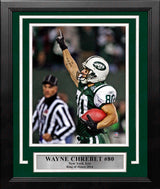 Wayne Chrebet Celebration New York Jets 8" x 10" Framed Football Photo - Dynasty Sports & Framing