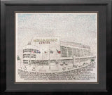 Philadelphia Wells Fargo Center Concert History Daniel Duffy Word Art 16" x 20" Framed Photo - Dynasty Sports & Framing