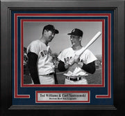 Ted Williams & Carl Yastrzemski Boston Red Sox 8" x 10" Framed Baseball Photo - Dynasty Sports & Framing