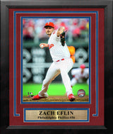 Zach Eflin Philadelphia Phillies on the Mound MLB Baseball 8" x 10" Framed and Matted Photo - Dynasty Sports & Framing