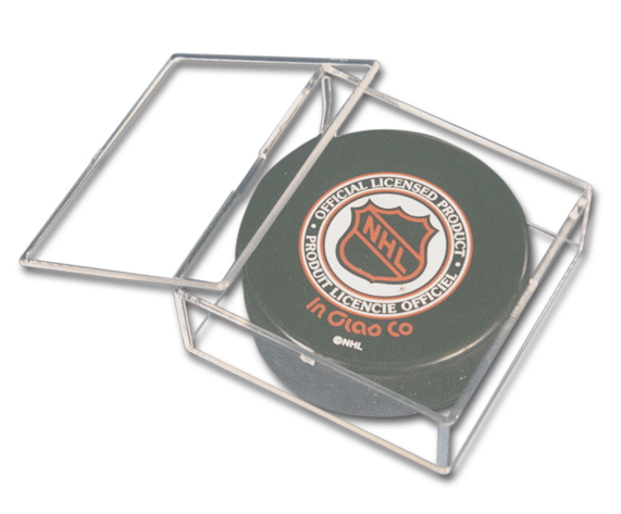 Hockey Puck Pro Mold Acrylic Display Case | 2 Pack - Dynasty Sports & Framing