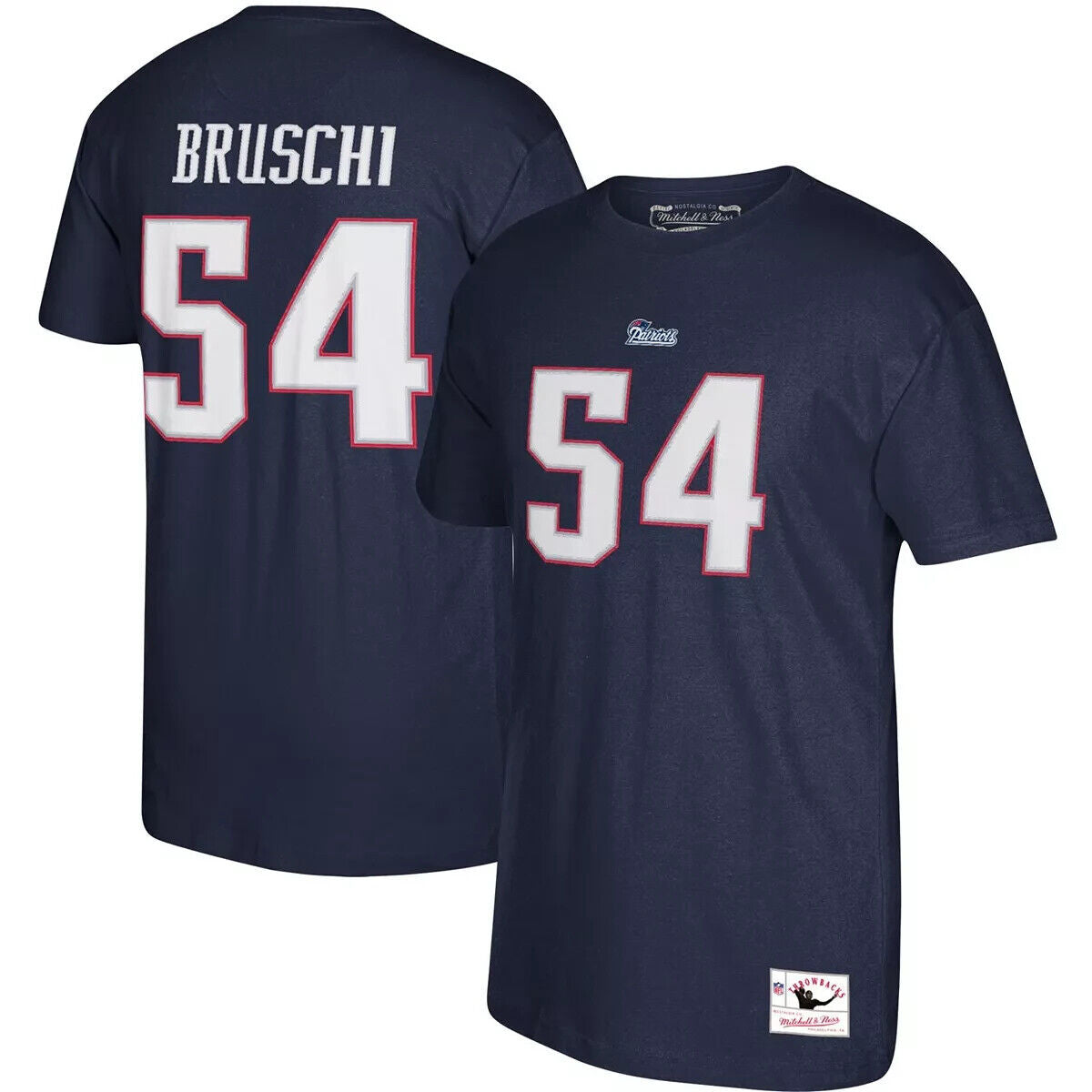 Tedy Bruschi New England Patriots Mitchell & Ness Player Shirt - Dynasty  Sports & Framing