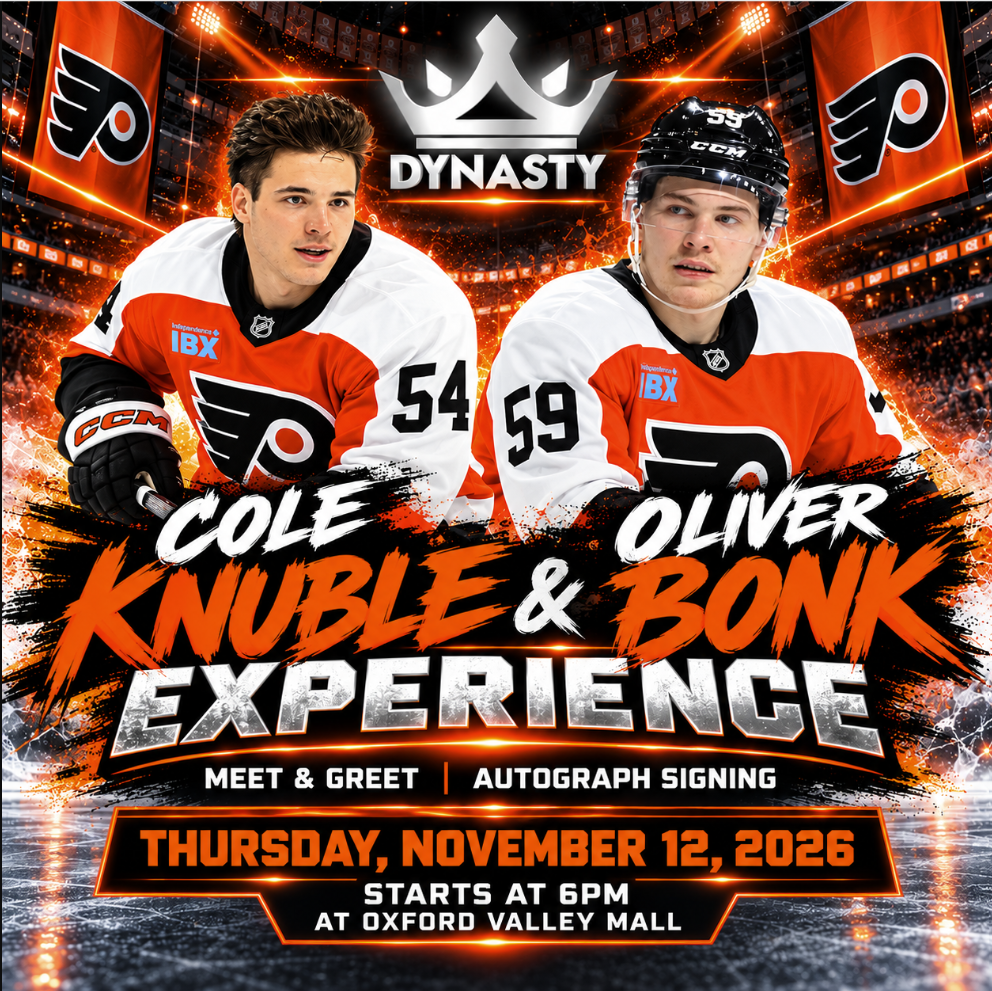 Meet Flyers Rookies Cole Knuble & Oliver Bonk | A Dynasty Sports Experience
