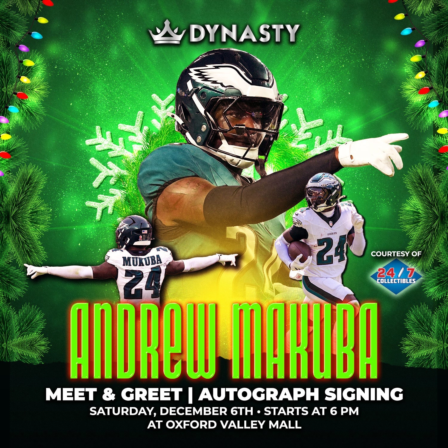 Kickoff The Holidays with Birds Rookie Andrew Mukuba