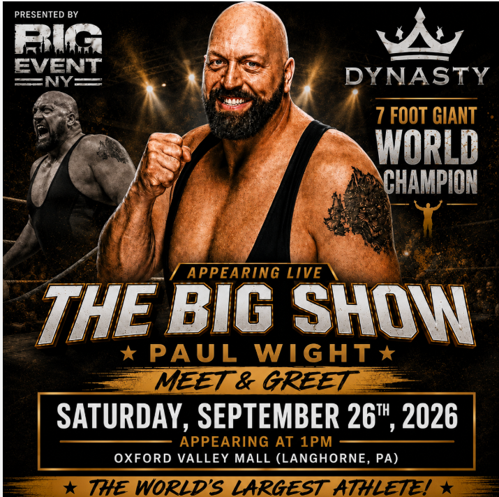 Meet World's Largest Athlete The Big Show Paul Wight | A Dynasty Sports Experience