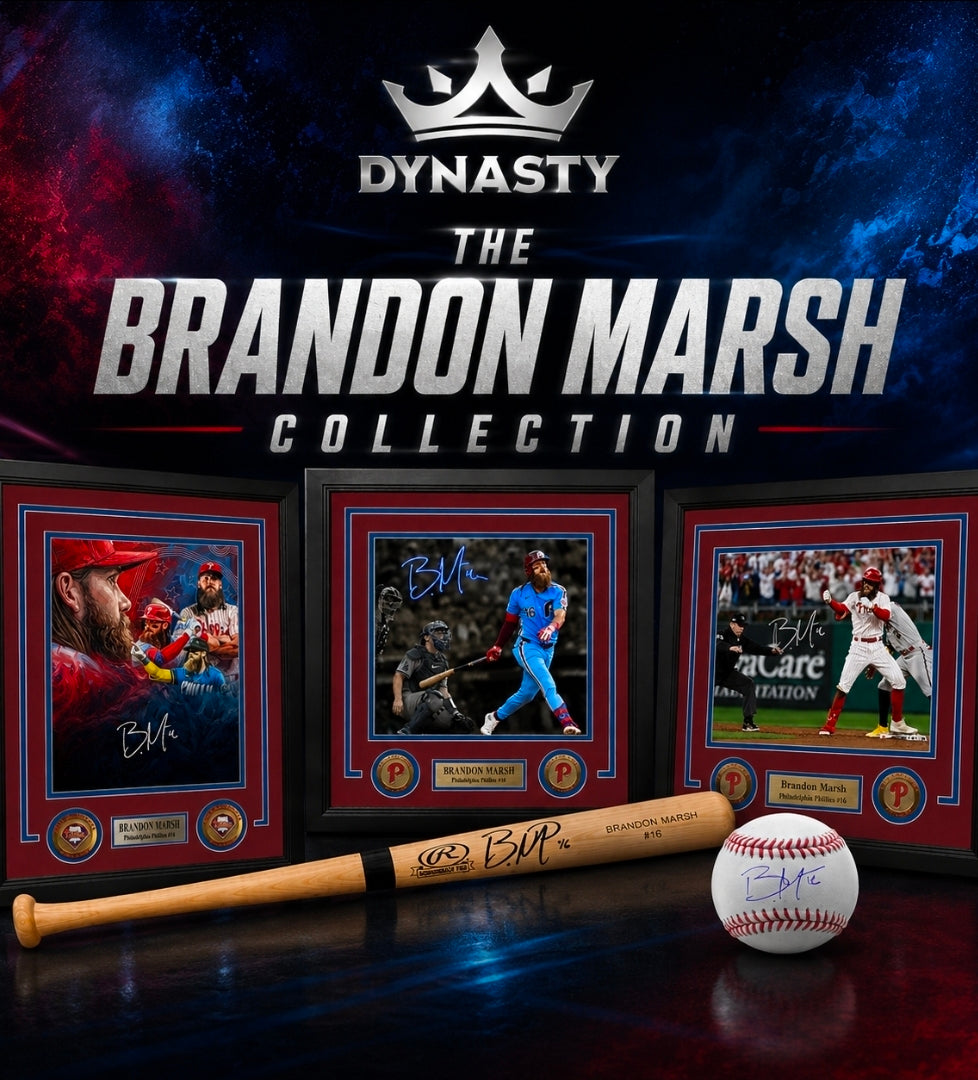 Brandon Marsh Philadelphia Phillies authentic hand-signed memorabilia including autographed photos, bats, jerseys & baseballs.