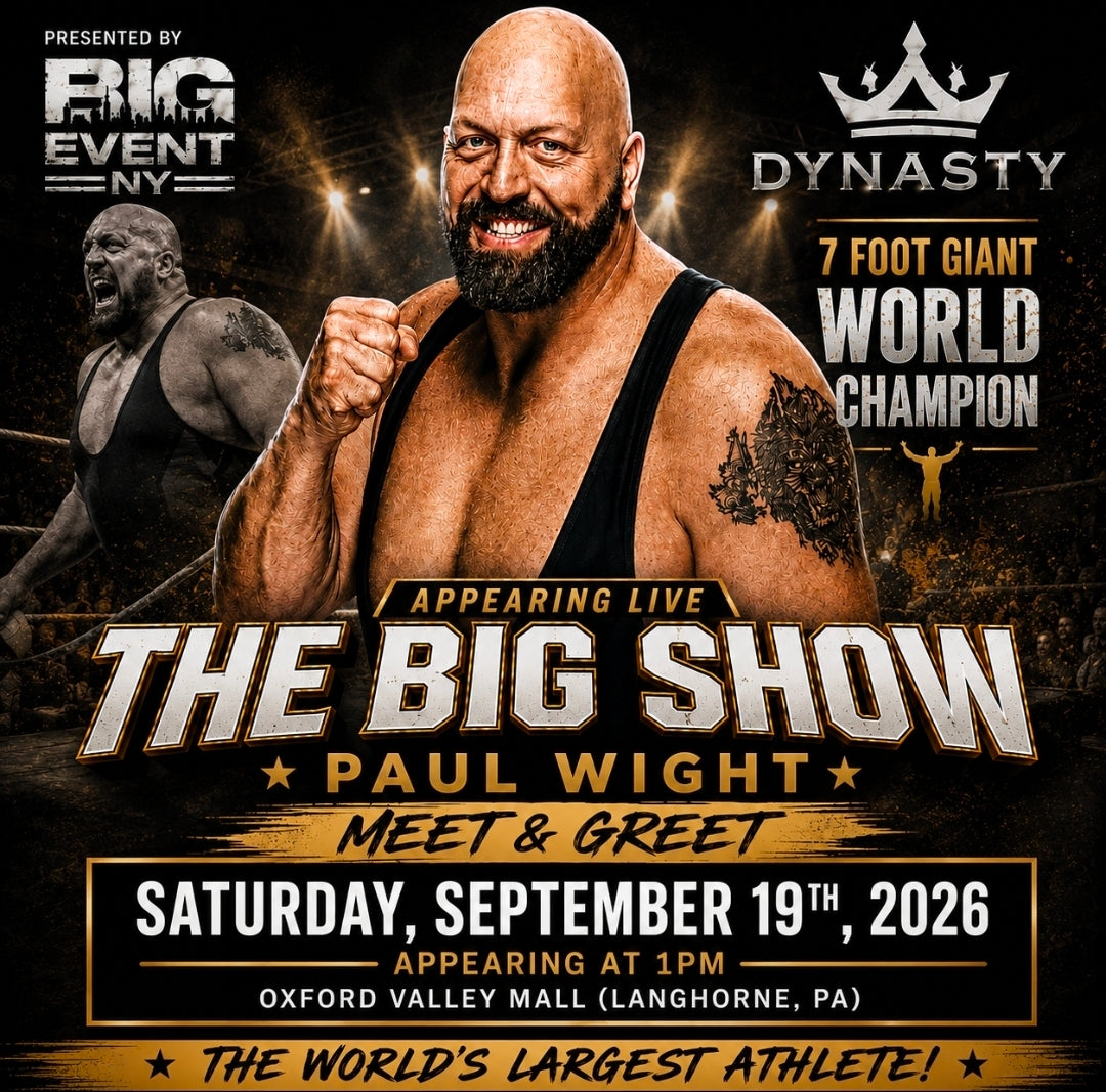 Meet World's Largest Athlete The Big Show Paul Wight | A Dynasty Sports Experience