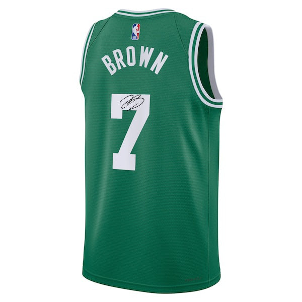 Jaylen Brown Boston Celtics Autographed Green Swingman Jersey
