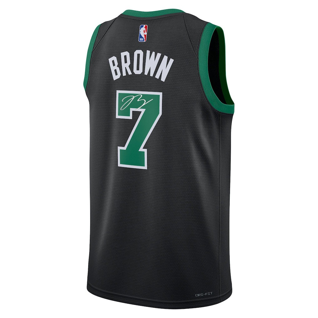 Jaylen Brown Boston Celtics Signed Black Swingman Jersey