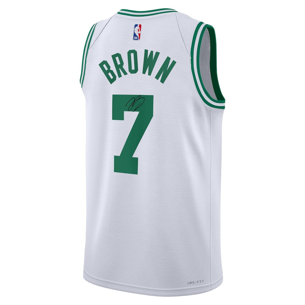 Jaylen Brown Boston Celtics Autographed White Swingman Jersey