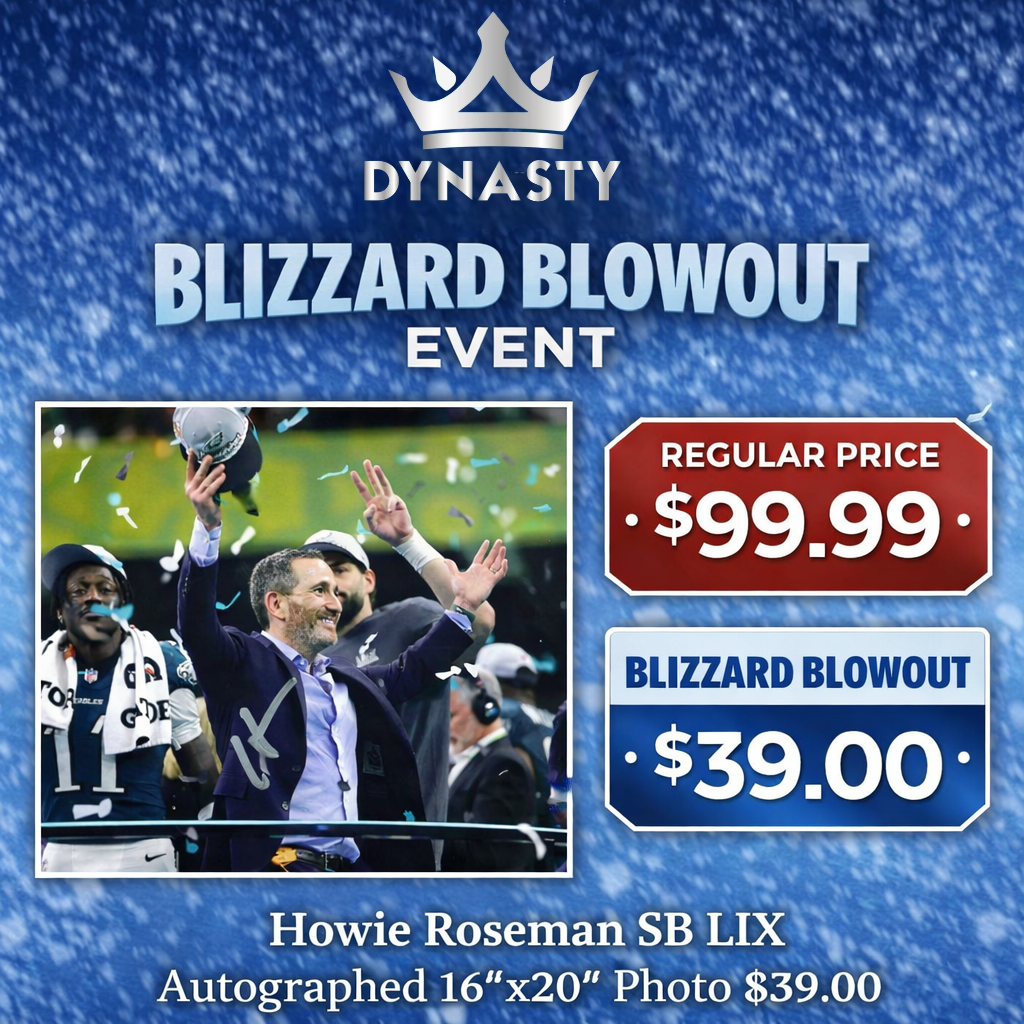 Howie Roseman Super Bowl Celebration Philadelphia Eagles Autographed 16" x 20" Football Photo