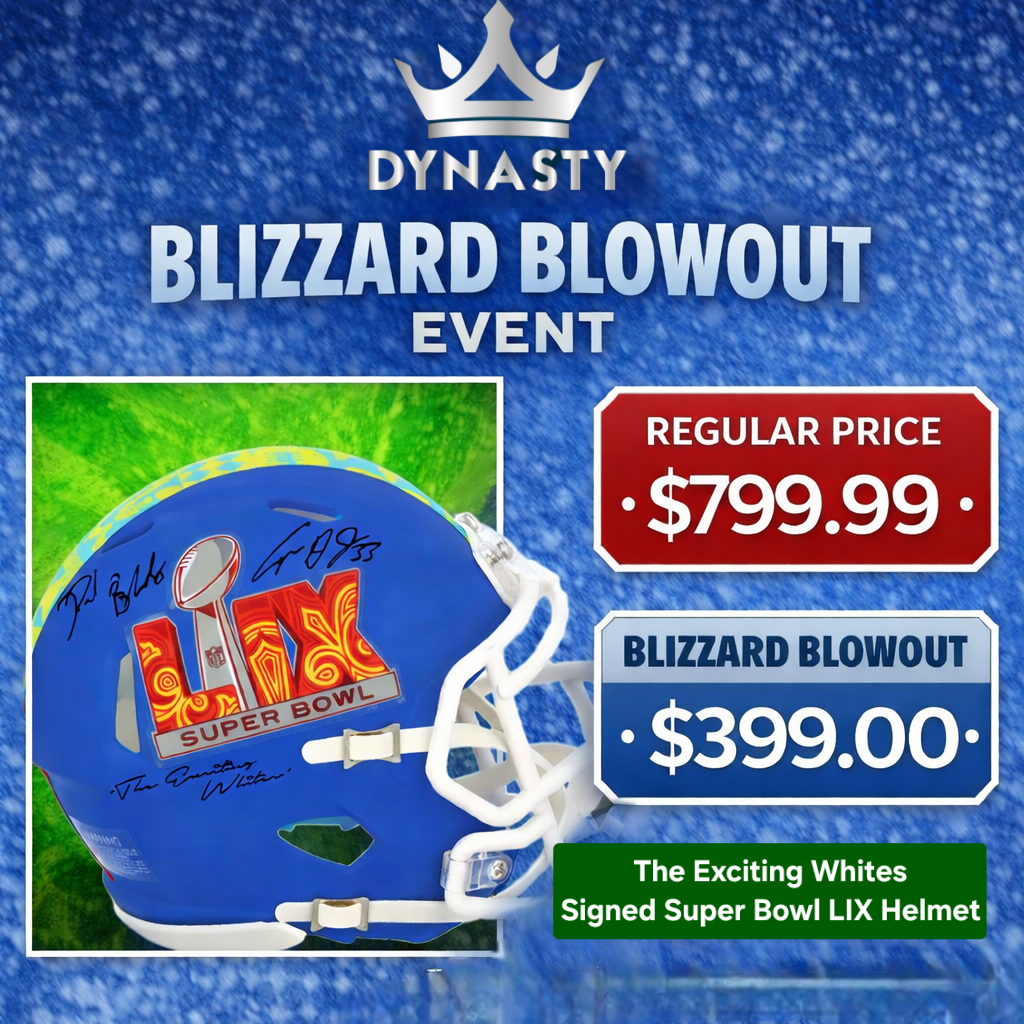 Cooper DeJean & Reed Blankenship Philadelphia Eagles Autographed Super Bowl Helmet - Exciting Whites