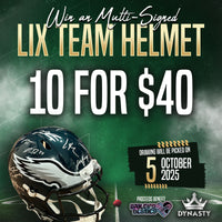 Bailey's Besties Multi-Signed LIX Team Helmet Fundraiser Raffle