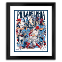 MLB Players All Star Collaboration - The Big Four - Exclusive Print