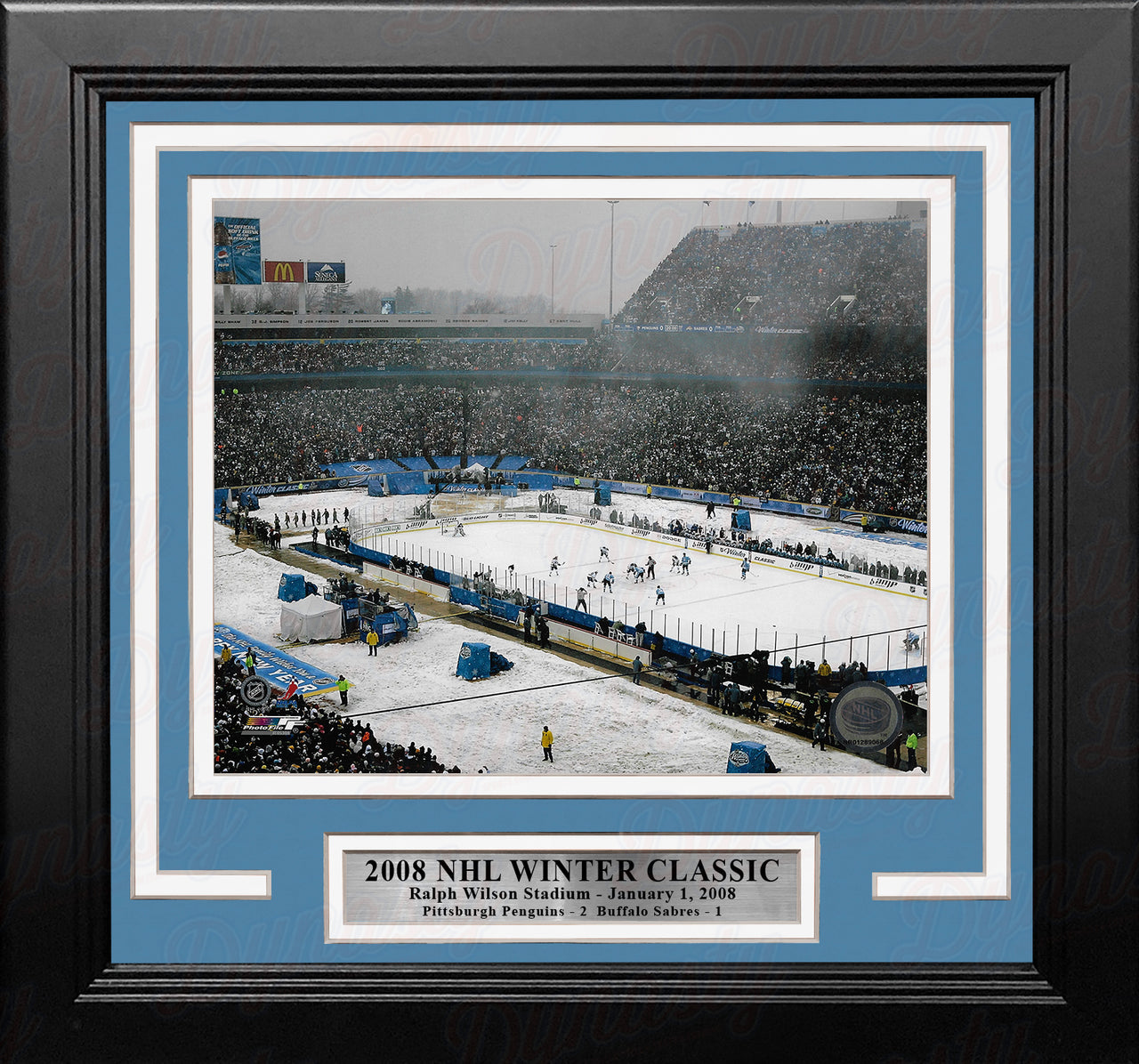 Ralph Wilson Stadium 2008 Winter Classic 8" x 10" Framed Hockey Stadium Photo