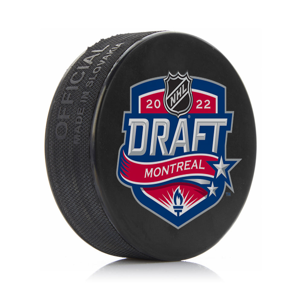 NHL 2022 Montreal Logo Draft Puck