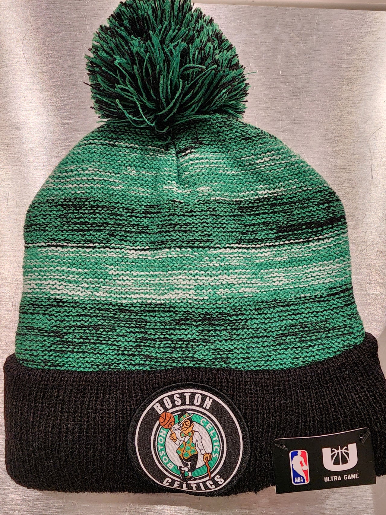 Boston Celtics Ultra Game Winter Knit Pom Hat