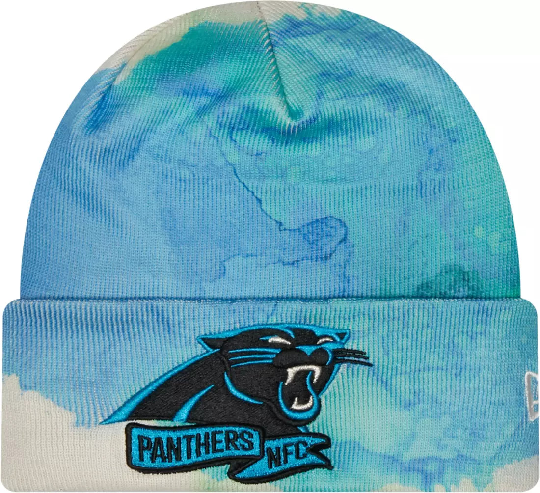 Carolina Panthers Sideline Ink NFL Winter Hat - Dynasty Sports & Framing 