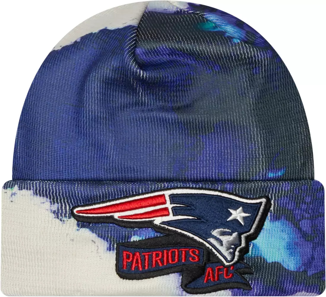 New England Patriots Sideline Ink New Era Winter Knit Hat - Dynasty Sports & Framing 