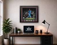 Brandon Marsh Home Run Philadelphia Phillies 8" x 10" Framed Throwback Blackout Photo