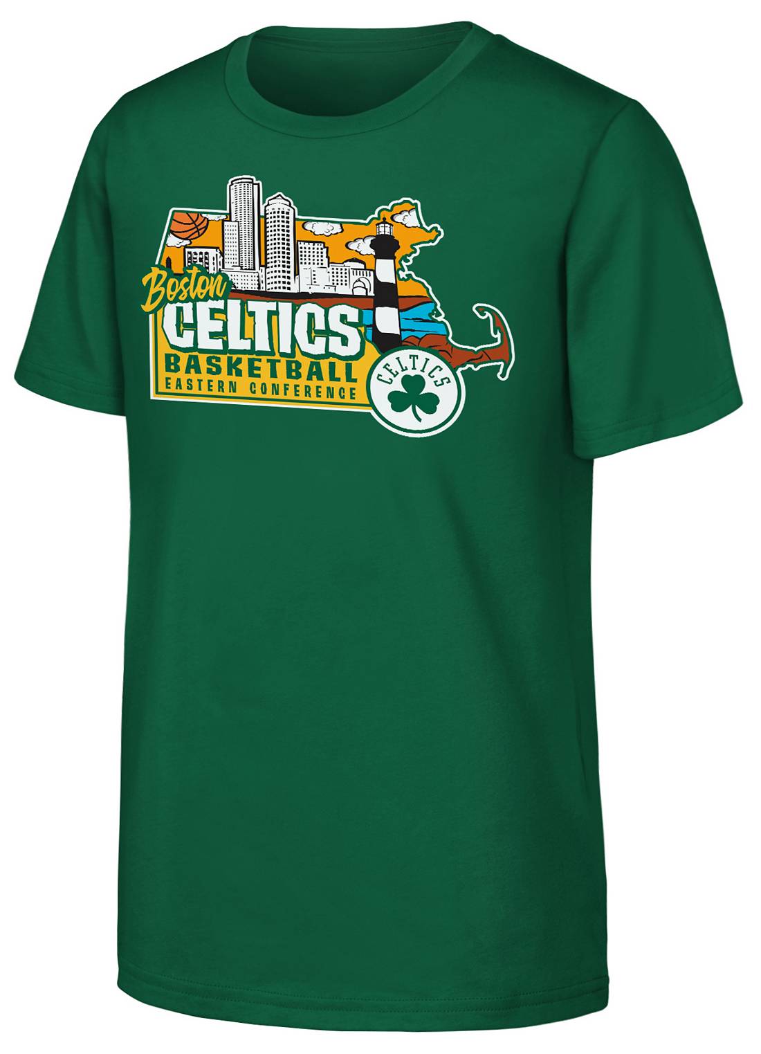 Boston Celtics Youth Hometown State Logo T-Shirt